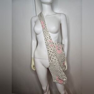FREE PEOPLE Tribal Print Crossbody Tote Bag